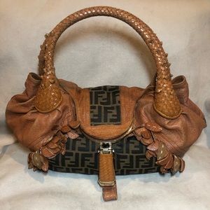 FOR TRADE! Auth Fendi Zucca Spy Bag!!